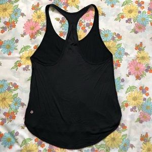 Black LuluLemon Racerback tank top